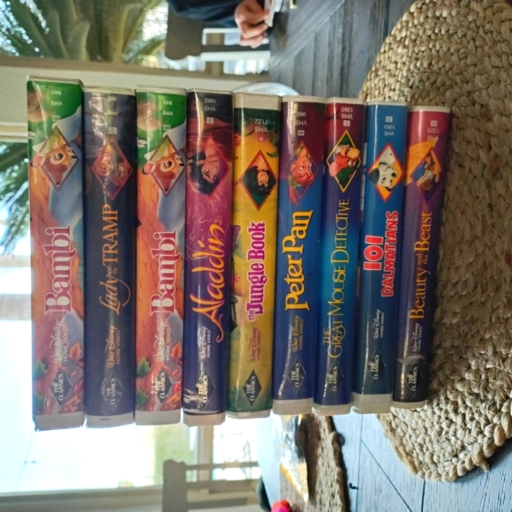 Disney VHS Collection - Classic Animated Films- diamond collection
